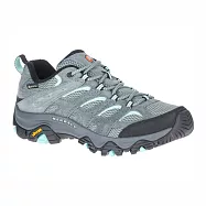 Merrell Moab 3 Gore-Tex [ML036318W] 女 健行鞋 登山 戶外 寬楦 防水 灰 薄荷綠 25cm 灰/綠