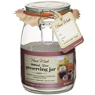 《Home Made》扣式密封玻璃罐 | 保鮮罐 咖啡罐 收納罐 零食罐 儲物罐 - 1000ml