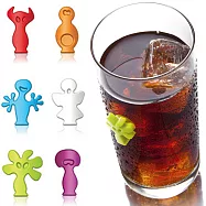 《Vacu Vin》這是我的標記組 | 杯子裝飾 杯夾 - 6入