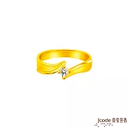 J&rsquo;code真愛密碼金飾 追光者黃金戒指