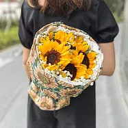 【Flower Plus】 燦爛千陽|油畫小香風花束