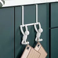 《Umbra》Buddy小人門後掛勾 | 掛勾 牆壁掛勾 吊鉤 掛鉤 門掛鉤 - 雲朵白