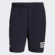 Adidas Club 3str Short [H34711] 男 短褲 運動 網球 休閒 舒適 柔軟 透氣 愛迪達 黑 S 黑/白