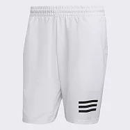 Adidas CLUB 3STR SHORT [GL5412] 男 短褲 運動 網球 訓練 亞洲版 透氣 吸濕 排汗 白 XL 白