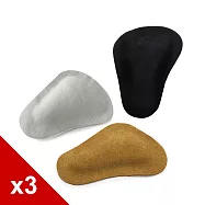 糊塗鞋匠 優質鞋材 H45 麂皮掌弓墊 3雙 無 A02棕色