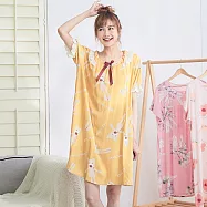 【Wonderland】100%嫘縈涼爽蝴蝶結睡裙(4色) FREE 微笑萌熊