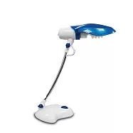 (福利品) NICELINK輕巧節能檯燈 附14W 白光螺旋省電燈泡 (兩色可選) 藍