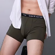 【遊遍天下】MIT台灣製男款彈性透氣涼感內褲 四角褲 GP3002橄綠(無痕內褲 平口內褲 M-5L) 2XL 橄綠