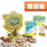 【超值組】益智啟蒙-松鼠的榛果 EI3405+邏輯挑戰+擴充 ( 自然、建築工地 )6歲以上