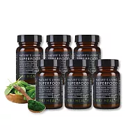 【奇奇保健 KIKI-Health】綠歐蕾益生菌20gx6瓶(綠拿鐵/青汁/素食/酵素/藻類/螺旋藻/排便順暢/超級食物)