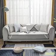 【巴芙洛】冰絲涼感涼夏沙發墊三人坐60x180cm 咖色3人(千烏格沙發墊)