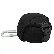 JJC小號防潑水潛水布抗震鏡頭袋JN-S含金屬掛勾(適鏡頭直徑62x高40mm)鏡頭收納袋鏡頭保護包