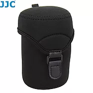 JJC大號防潑水潛水布抗震鏡頭袋JN-L含金屬勾環(適鏡頭直徑70x高100mm)鏡頭收納袋鏡頭保護包