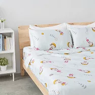 櫻桃小丸子100%天絲薄被套-雙人 花漾朵朵