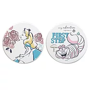 迪士尼Disney 公主 愛麗絲 柴郡貓 珪藻土杯墊 2入組 玫瑰柴郡貓