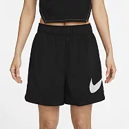 NIKE ASWNSW ESSNTL WVN HR SHORT HBR 女 運動短褲 DM6740010 S 黑