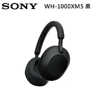 《註冊送100》SONY 索尼 WH-1000XM5 無線耳罩式耳機 全自動個人降噪 台灣公司貨 黑色