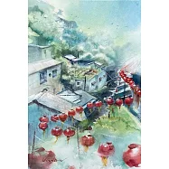 【玲廊滿藝】吳淑卿-山城歲月56.5x37.5cm