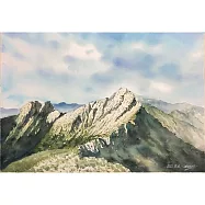 【玲廊滿藝】張偉鈺-玉山38x26cm