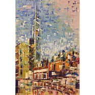 【玲廊滿藝】施惠敏-曼哈頓街景45.7x30.5cm