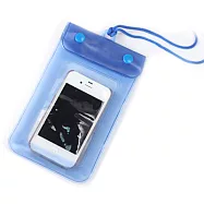 【iSFun】戲水專用*相機手機防水袋 藍
