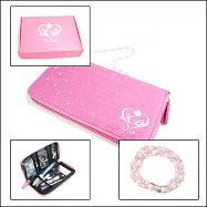 【iSPurple】粉彩單寧*飾品/化妝收納包