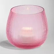 《Philippi》絲紋玻璃燭台 | 蠟燭臺 燭座 - 殷紅