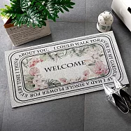 【巴芙洛】高彈加厚絲圈刮泥玄關地墊/踏墊/地毯(45*70CM門口清潔墊) 米色底-方形