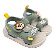 台灣製迪士尼輕量涼鞋- 綠色奇蒂 (D098-1) 兒童涼鞋 涼鞋 男童鞋 女童鞋 迪士尼 台灣製 奇奇蒂蒂 小熊維尼 MIT