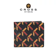 【CROSS】台灣總經銷 限量1折 頂級小牛皮8卡皮夾 路易系列 全新專櫃展示品 (黑色 Monogram)