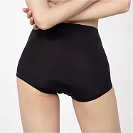 Khoo_紅紅褲Light_日用款高腰_吸血內褲_月經生理褲(兩件組) M 黑