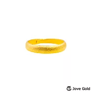 JoveGold漾金飾 朝朝暮暮黃金戒指