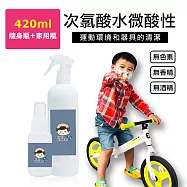 BUBUFITNESS-運動用次氯酸水微酸性-噴霧家用瓶1瓶+噴霧隨身瓶1瓶