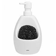 加拿大umbra陶瓷Joey設計專利2合1洗潔精給皂器+肥皂架330750-660白色(591ml)白色 白色