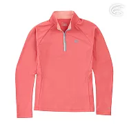 ADISI 女UPF50+防曬抑菌半門襟長袖排汗衣AL2211032 (S-2XL) / 吸濕排汗 彈性 抗紫外線 大和抗菌 防臭加工 XL 貝殼粉