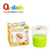 Q-doh 有機矽職能黏土單色盒 100g - 綠色(中硬)