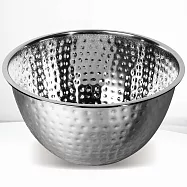 《danica》加拿大 Heirloom錘紋深型打蛋盆 | 不鏽鋼攪拌盆 料理盆 洗滌盆 備料盆 - 1.2L - 1.2L