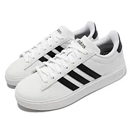 adidas 休閒鞋 Grand Court 2.0 男鞋 女鞋 白 黑 三線 基本款 小白鞋 愛迪達 GW9195 23cm WHITE/BLACK