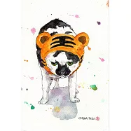 【玲廊滿藝】宮原千佳子(Chika)-貓假虎威19x13cm