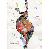 【玲廊滿藝】宮原千佳子(Chika)-性感梅花鹿18x13cm