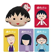 櫻桃小丸子-可愛杯套 同學會 5入套卡icash2.0(含運費)