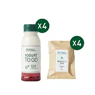 【馬修嚴選】G+優格飲4入+燕麥穀物棒4入