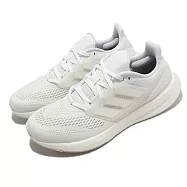 adidas 慢跑鞋 PureBoost 22 男鞋 白 全白 緩震 針織 透氣 馬拉松 運動鞋 愛迪達 GY4705 23cm WHITE