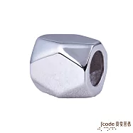 J’code真愛密碼銀飾 左偏執面純銀串珠-女