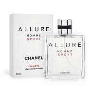CHANEL 香奈兒 ALLURE SPORT男性運動清新古龍水(50ml) EDC-國際航空版