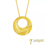 【Just Gold 鎮金店】金羽鳳凰系列 純金吊墜(不含鍊)