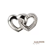 J’code真愛密碼銀飾 心交會純銀串珠