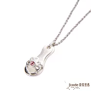 J’code真愛密碼銀飾 公主小鞋子純銀墜子 送白鋼項鍊