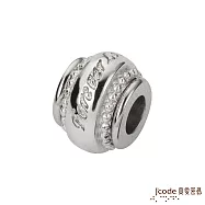 J’code真愛密碼銀飾 一句永遠純銀串珠
