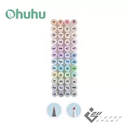 Ohuhu 48色雙頭酒精性麥克筆套組 - 柔和色系(2024 新包裝)
